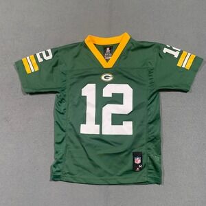 Youth‎ Green Bay Packers Aaron Rodgers 12 NFL Football Jersey Size Medium 10-12